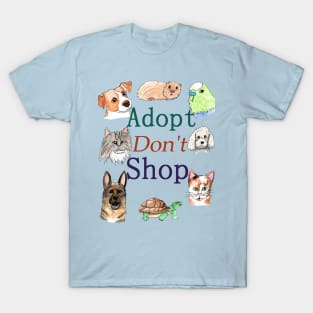 Adopt Don't Shop Pets T-Shirt